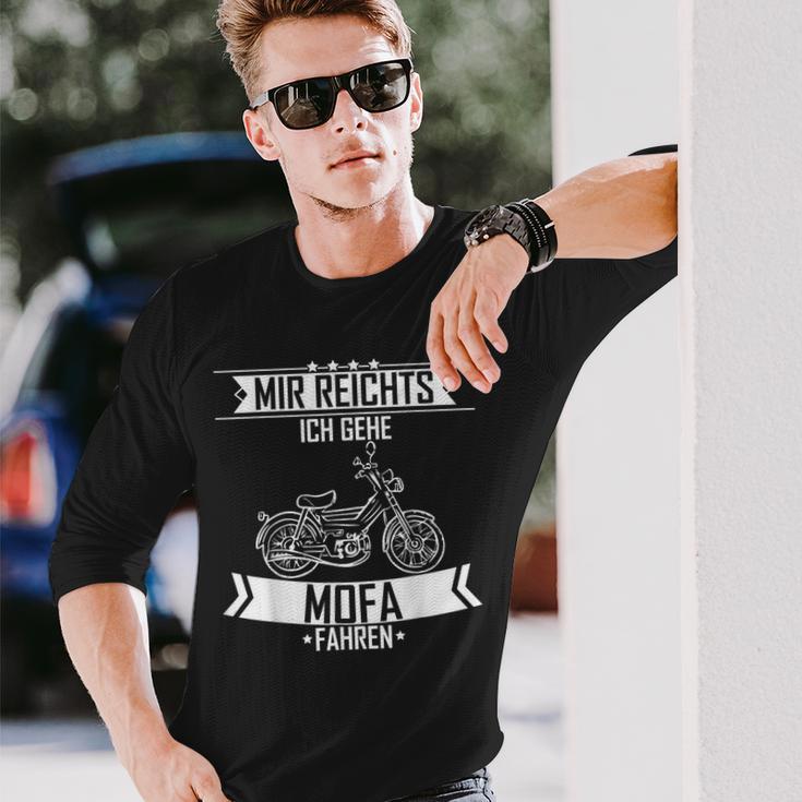 Mir Reichts Ich Gehe Mofa Driving Langarmshirts Geschenke für Ihn