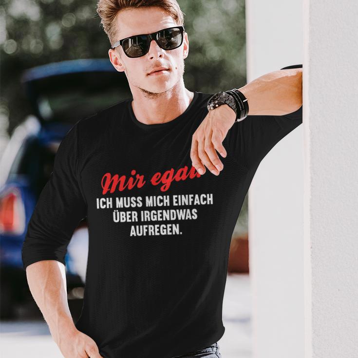 With Mosen Sich Über Alles Aufregen Meckersack Meckern S Langarmshirts Geschenke für Ihn