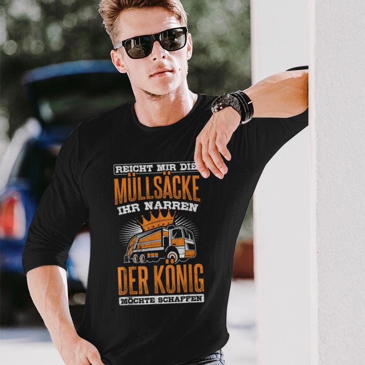 Müllmann Garbage Absorber Saying Garbage Car Müllmann Langarmshirts Geschenke für Ihn