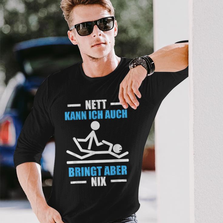 Nett Kann Ich Auch Physiotherapeut Physiotherapie Langarmshirts Geschenke für Ihn