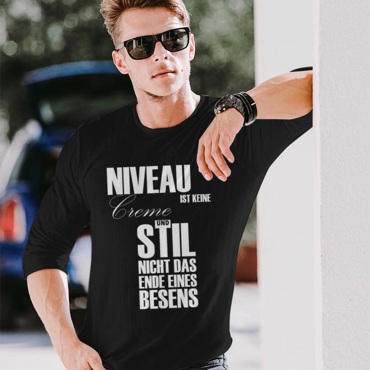 Niveau Ist Keine Creme Und Stil Nicht Den Ende Ein Broom Langarmshirts Geschenke für Ihn