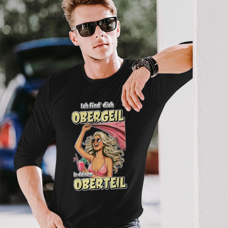 Obergeil Malle Party Malle Hit 2024 Glück Isi Langarmshirts Geschenke für Ihn