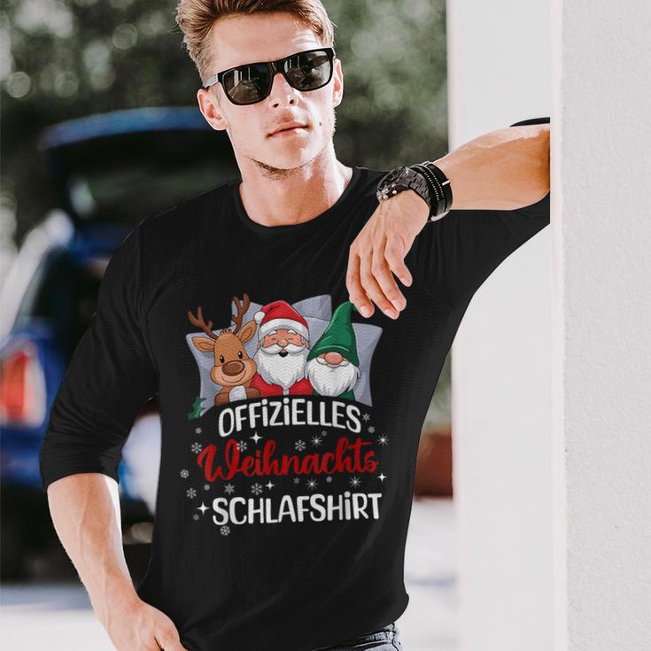 Offizielles Weihnachts Schlaf Lustig Familie Pyjama Langarmshirts Geschenke für Ihn