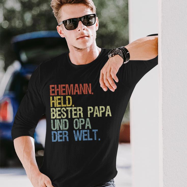 Opa Und Papa Bester Papa Und Opa Der Welt Langarmshirts Geschenke für Ihn