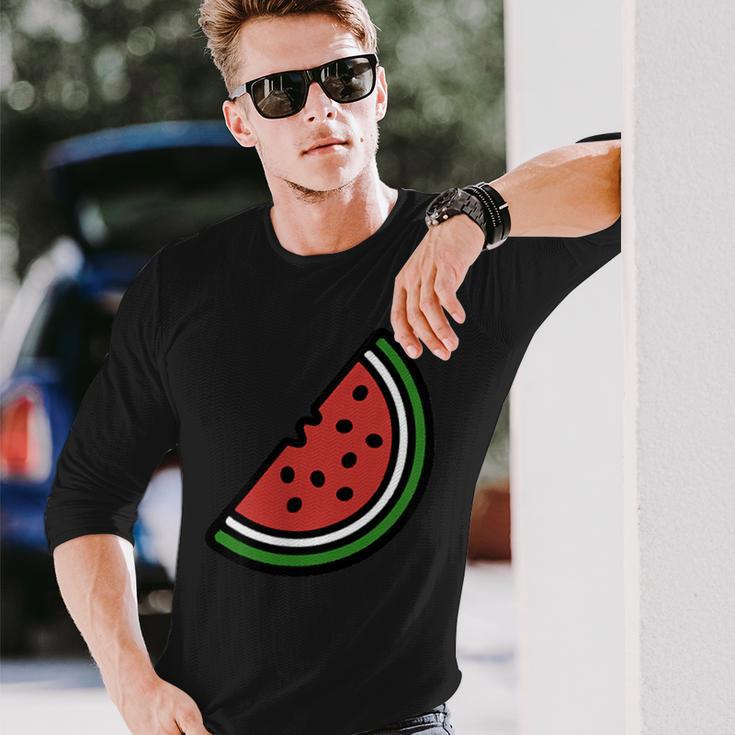 Palestine Watermelon Langarmshirts Geschenke für Ihn