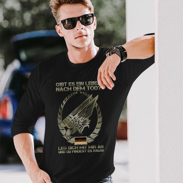 Paratrooper Badge Eagle Ein Leben Nach Dem Tod Langarmshirts Geschenke für Ihn