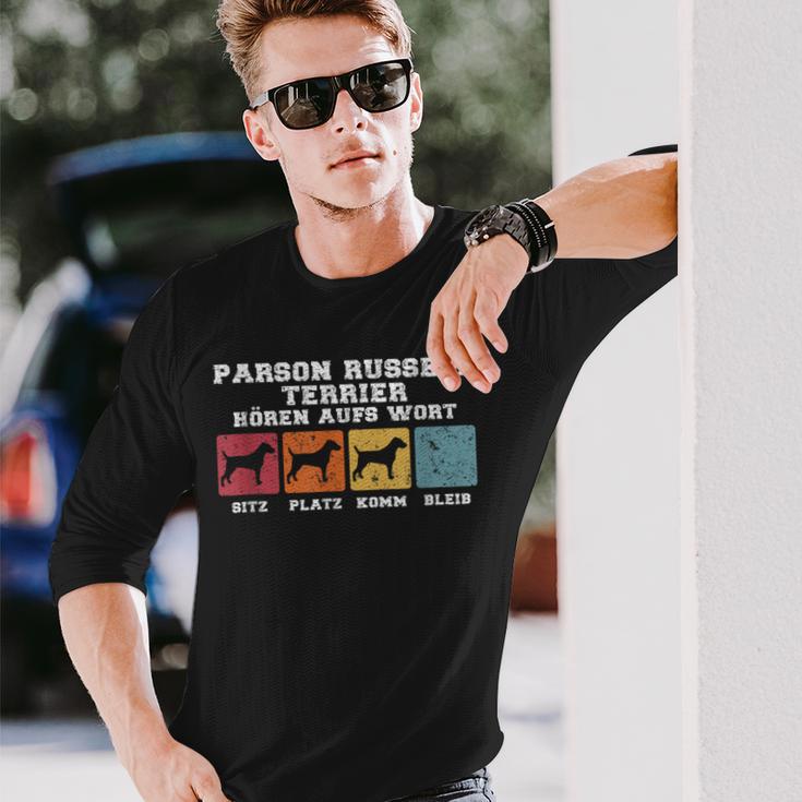 Parson Russell Terrier Hören Aufs Wort Langarmshirts Geschenke für Ihn