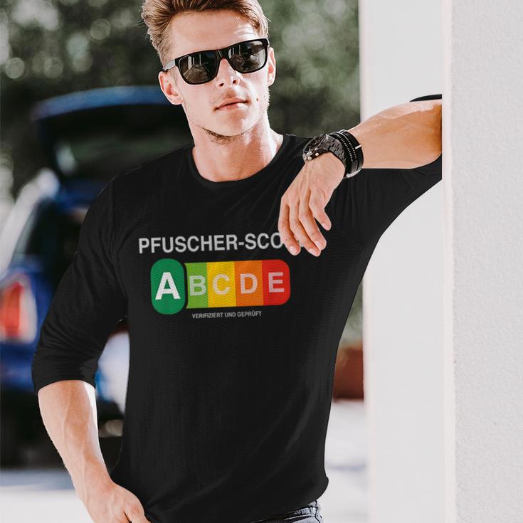 Pfuscher Score Langarmshirts Geschenke für Ihn