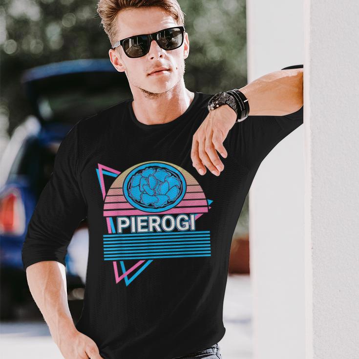 Pierogi Retro Langarmshirts Geschenke für Ihn