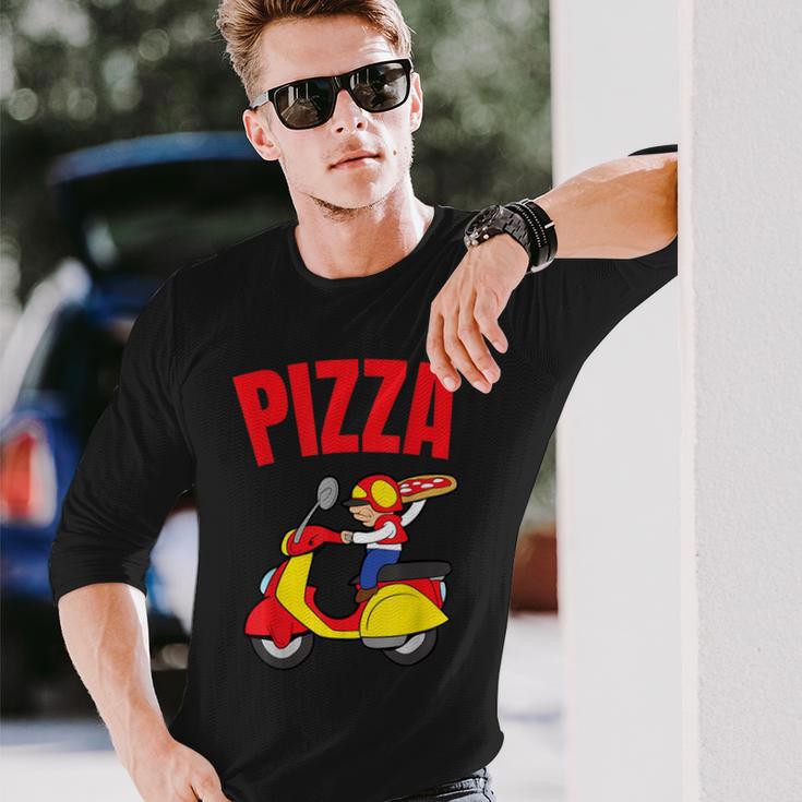 Pizza Driver Pizza Service Supplier Pizza Service Langarmshirts Geschenke für Ihn