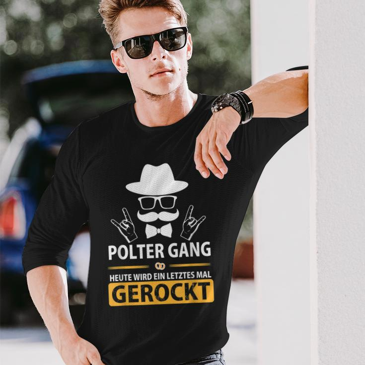 Polter Gang Ich Heirate Groom Trauzeuge Langarmshirts Geschenke für Ihn