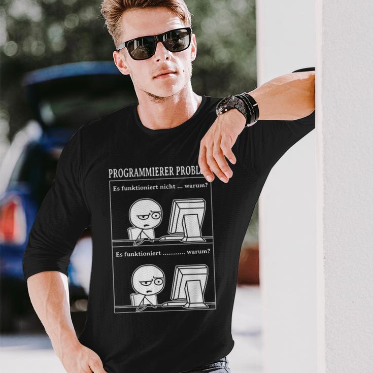 Programmer Problem Es Works Computer Nerd Langarmshirts Geschenke für Ihn