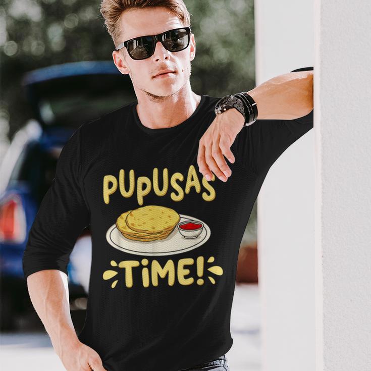 Pupusas Langarmshirts Geschenke für Ihn