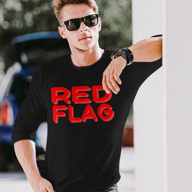 Red Flag Langarmshirts Geschenke für Ihn