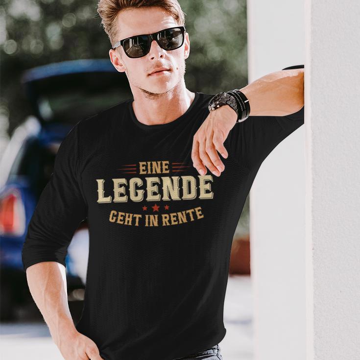 Rente 2024 Eine Legende Geht In Rente Rentner Langarmshirts Geschenke für Ihn