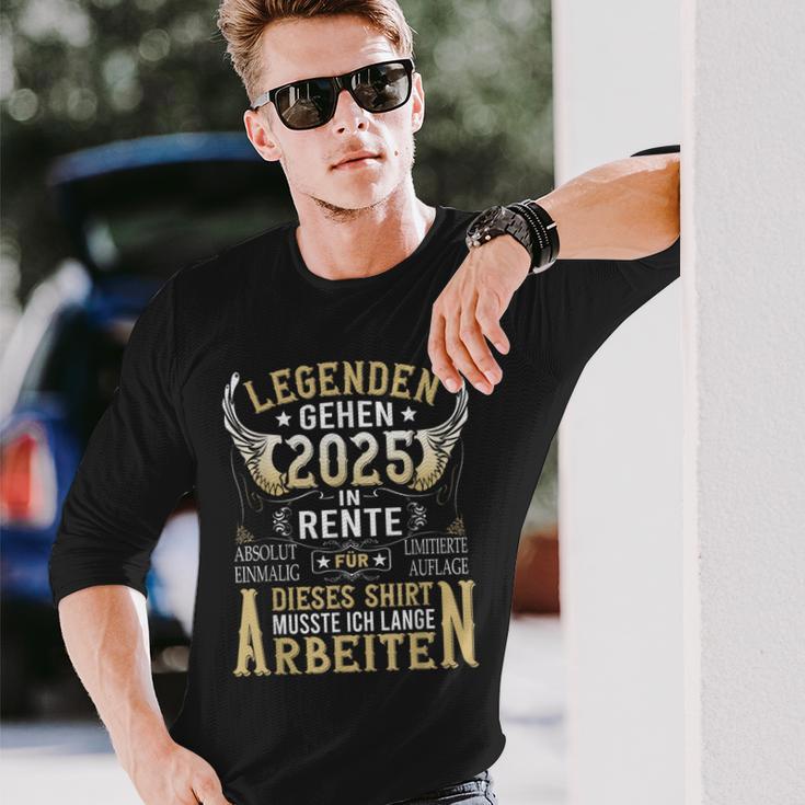 Rentner Eine Legende Geht In Rente 2025 Langarmshirts Geschenke für Ihn