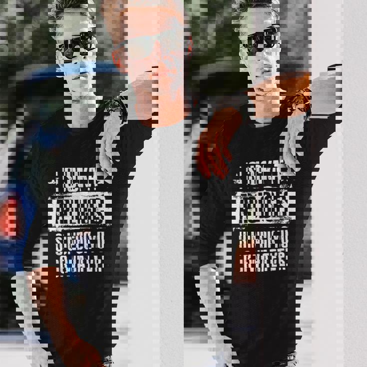 Retro Vintage I Suck At Apologies So Unfuck You Or Whatever Long Sleeve T-Shirt Gifts for Him