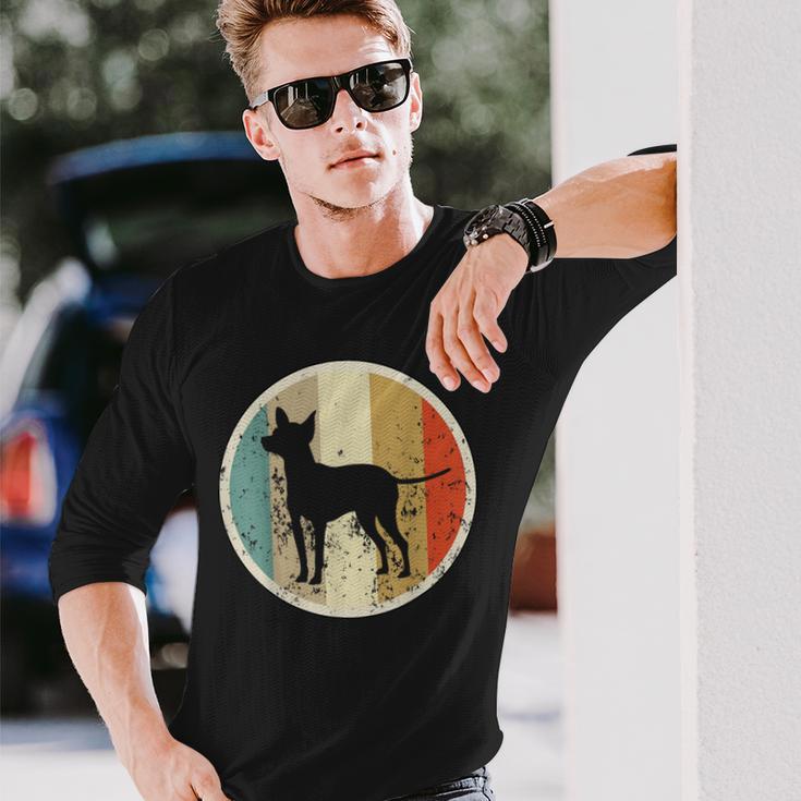 Retrointage Grunge Style Prague Rattler Dog Langarmshirts Geschenke für Ihn