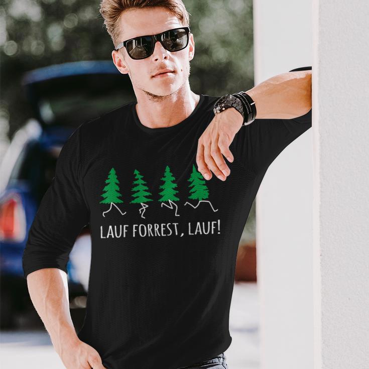 Running Forrest Running Slogan Langarmshirts Geschenke für Ihn