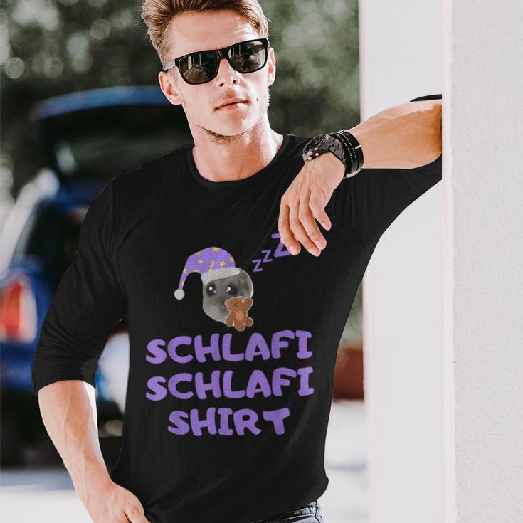 Sad Hamster Schlafi Schlafi Langarmshirts Geschenke für Ihn