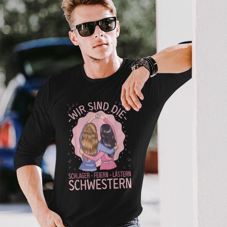 Schlager Feiern Lästern Schlageroutfit Party S Langarmshirts Geschenke für Ihn