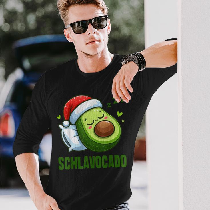 Schlavocado Official Pyjamas Sleep Avocado Christmas Langarmshirts Geschenke für Ihn