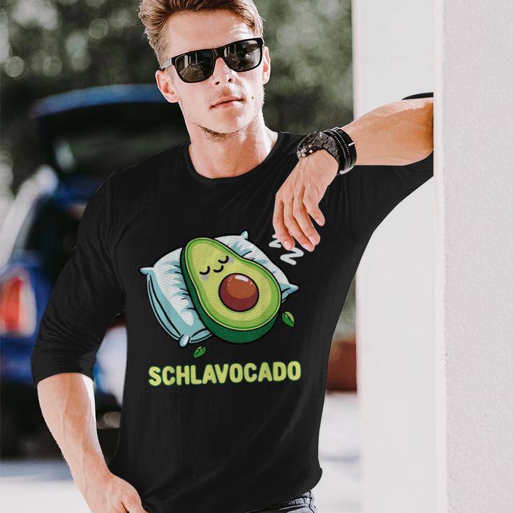 Schlavocado Pyjamas Nightdress Pyjamas Sleep Avocado Langarmshirts Geschenke für Ihn