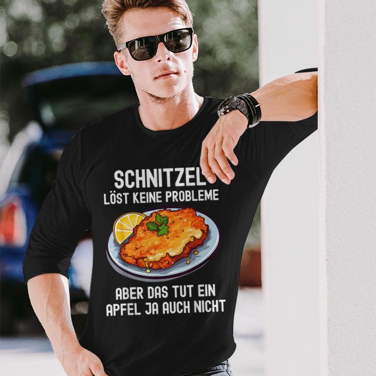 Schnitzel Löve Keine Probleme Question Schnitzel Langarmshirts Geschenke für Ihn