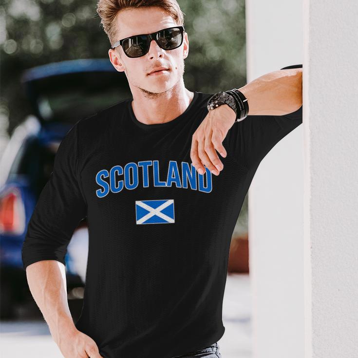 Scotland Flag Of Scotland Classic Langarmshirts Geschenke für Ihn