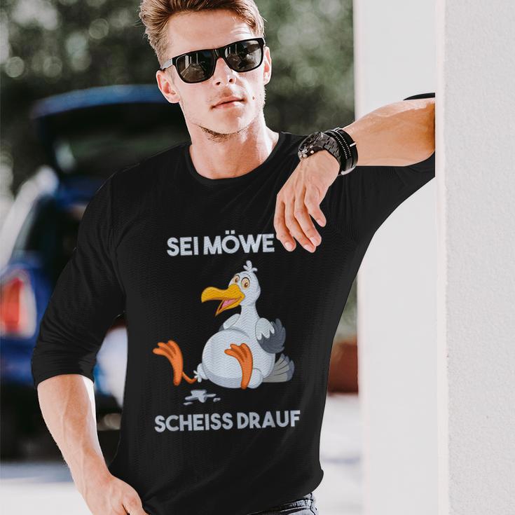 Sei Wie Eine Möwe Sei Wie Eine Möwe German Lang S Langarmshirts Geschenke für Ihn