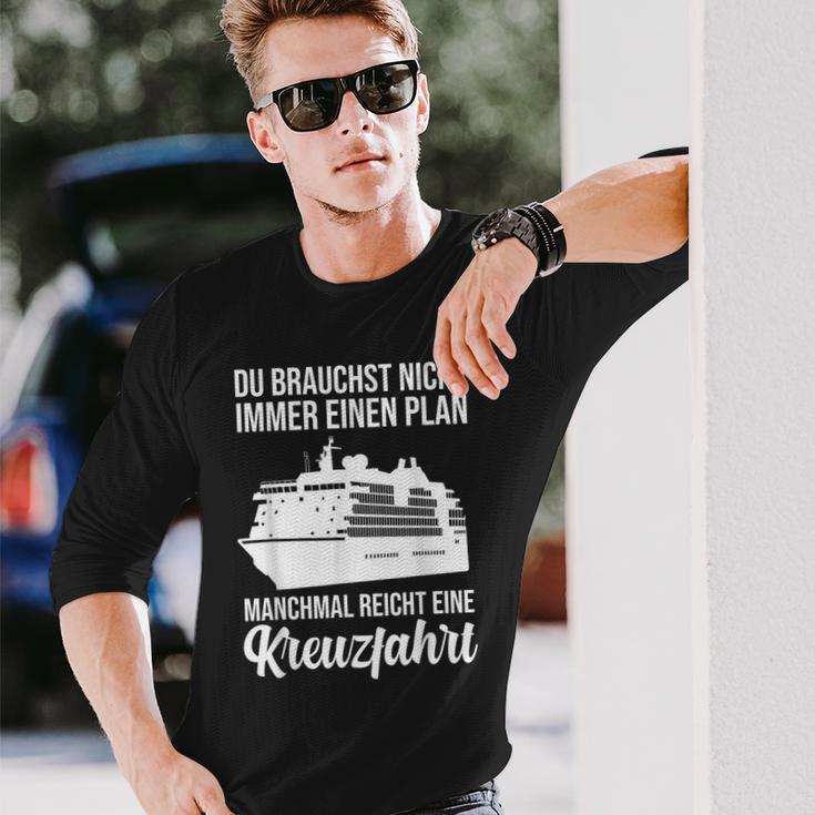 Ship Travel Cruiser Shipping Sea Cruise Langarmshirts Geschenke für Ihn