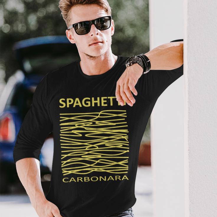 Spaghetti Carbonara For Pasta Lovers And Chefs Langarmshirts Geschenke für Ihn