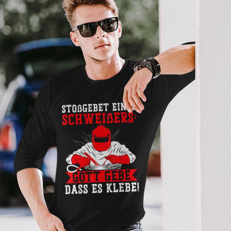 Stoßgebet Einer Welderer Langarmshirts Geschenke für Ihn