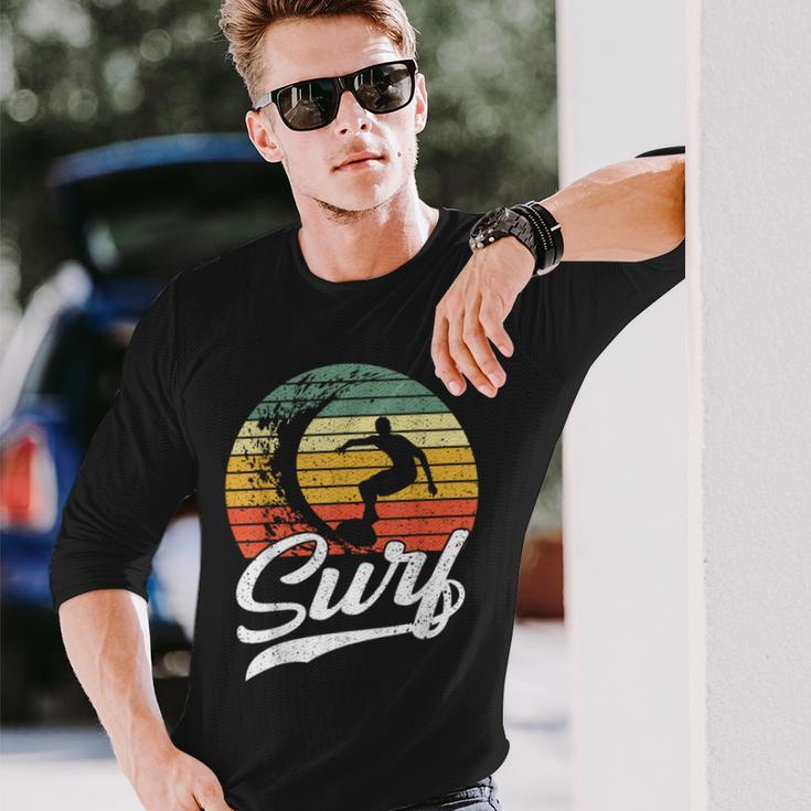 Surfer Surfintage Surfing Retro Surf Langarmshirts Geschenke für Ihn