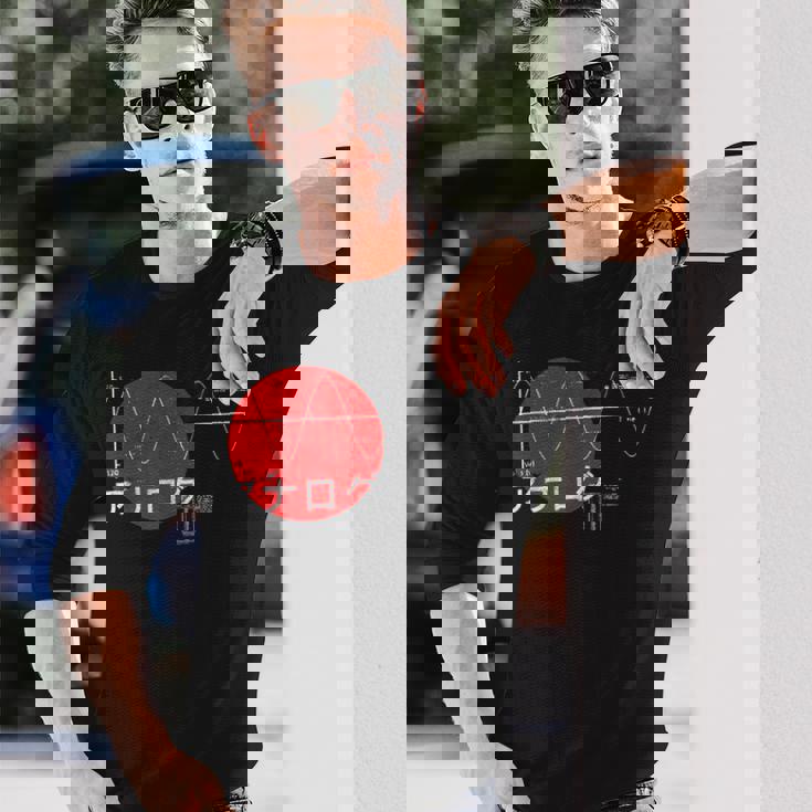Synthétiseur Analogique Des Années 80 Japonaisaporwave T-shirt à manches longues Cadeaux pour lui