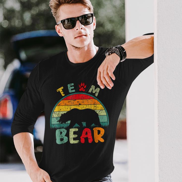 Team Bear Ich Wählle Den Bären Langarmshirts Geschenke für Ihn