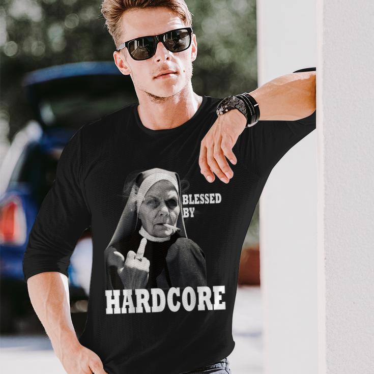 Techno Nun Hardcore Gabber Langarmshirts Geschenke für Ihn