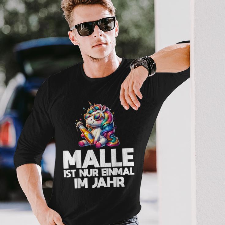 Unicorn Party Fun Malle Ist Nur Einmal Im Jahr Langarmshirts Geschenke für Ihn