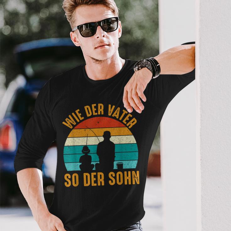 Wie Derater So Der Son Fishing Langarmshirts Geschenke für Ihn