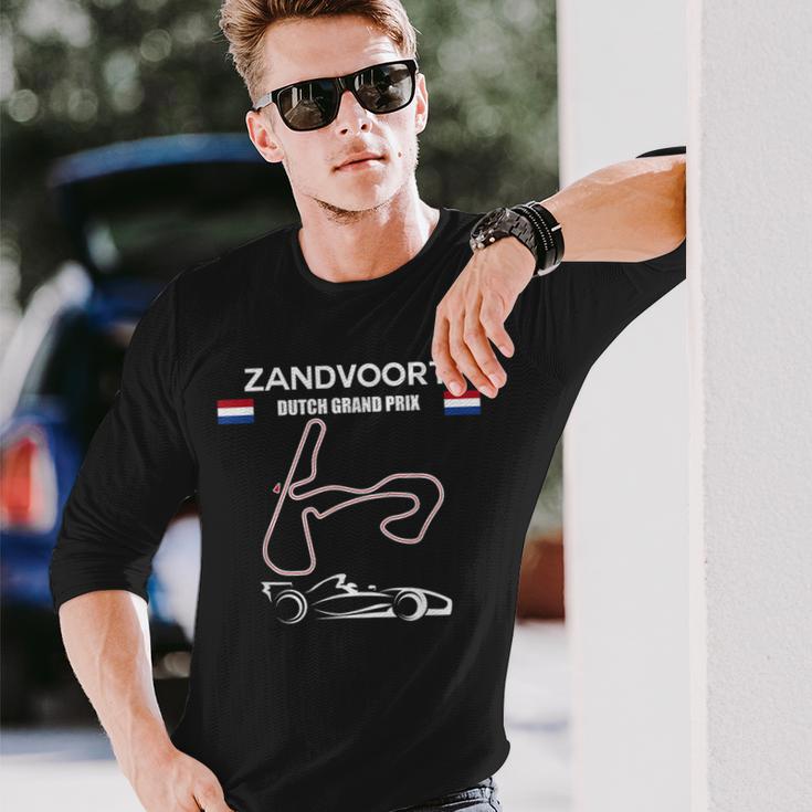 Zandvoort Racing Car Circuit Formula Dutch Grand Prix Langarmshirts Geschenke für Ihn