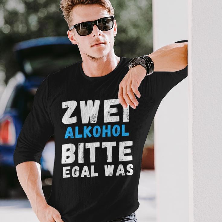 Zwei Alkoholbitte Egal Was Langarmshirts Geschenke für Ihn