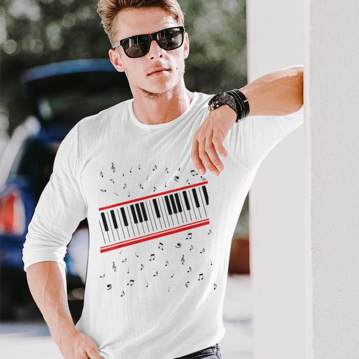 Beat It Piano Langarmshirts Geschenke für Ihn