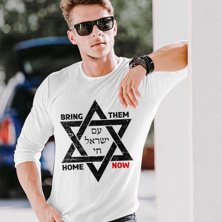 Bring Sie Jetzt Nach Hause Am Yisrael Chai Star Of David Israel Langarmshirts Geschenke für Ihn