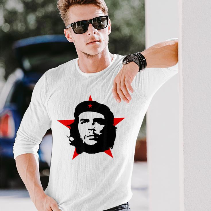 Che Guevara Cuba Rebell Signature Guerilla Revolution Langarmshirts Geschenke für Ihn