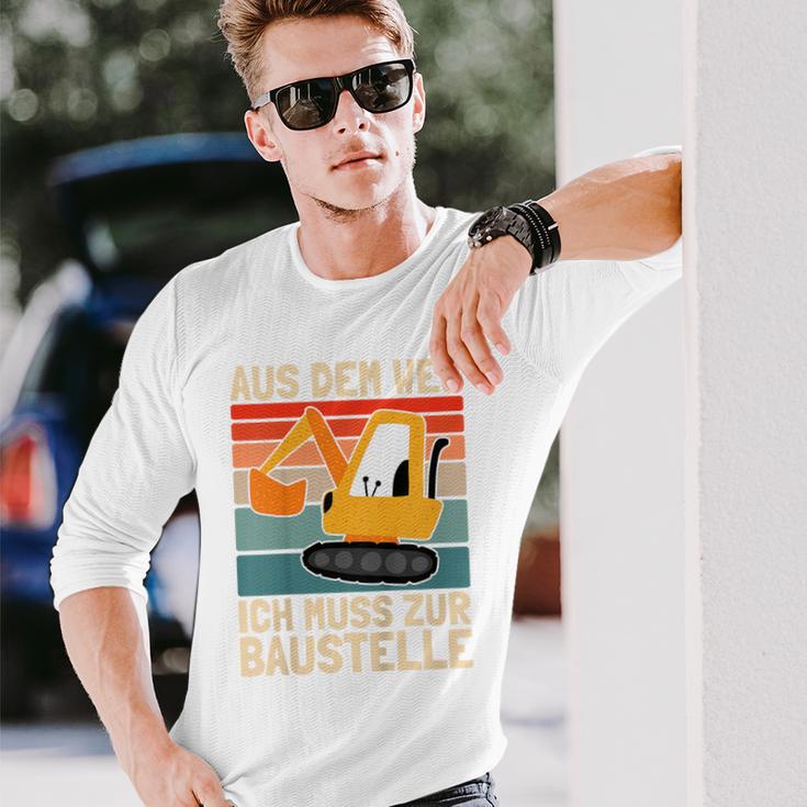 Children's Aus Dem Weg Ich Muss Zur Bausite Boys' Digger Langarmshirts Geschenke für Ihn