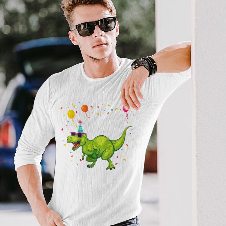 Children's Geburtstags 5 Jahre Junge Dinosaurier Dino Ich Bin 5 Langarmshirts Geschenke für Ihn