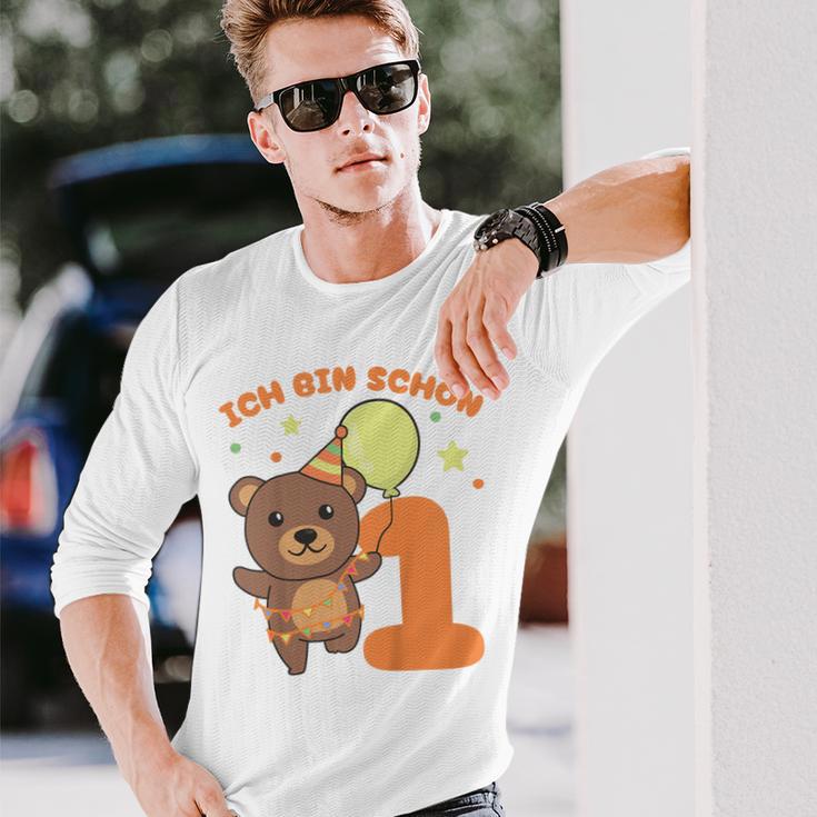 Children's Ich Bin Schon 1 Bär Langarmshirts Geschenke für Ihn