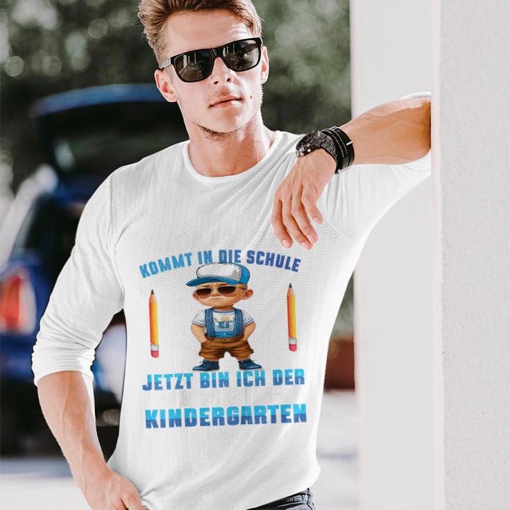 Children's Mein Bruder Kommt In Die Schule Boss Im Kindergarten Langarmshirts Geschenke für Ihn