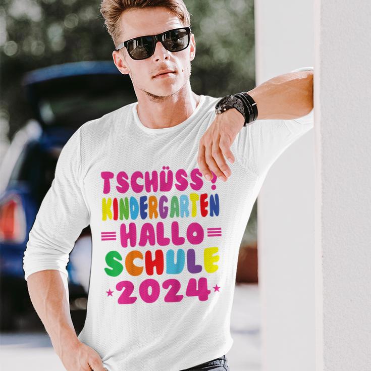 Children's Tschüss Kindergarten Hello School 2024 1St Class Langarmshirts Geschenke für Ihn