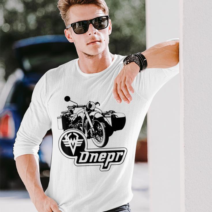 Dnepr Motorcycle Span Offroad Biker Langarmshirts Geschenke für Ihn